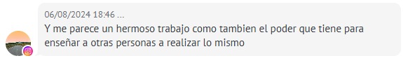 Testimonio sobre el trabajo y enseñanza